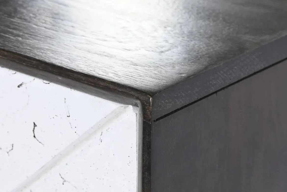 Cajonera de Madera de Mango Marrón Oscuro MB-206315
