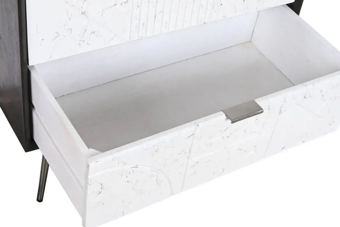 Cajonera de Madera de Mango Marrón Oscuro MB-206315