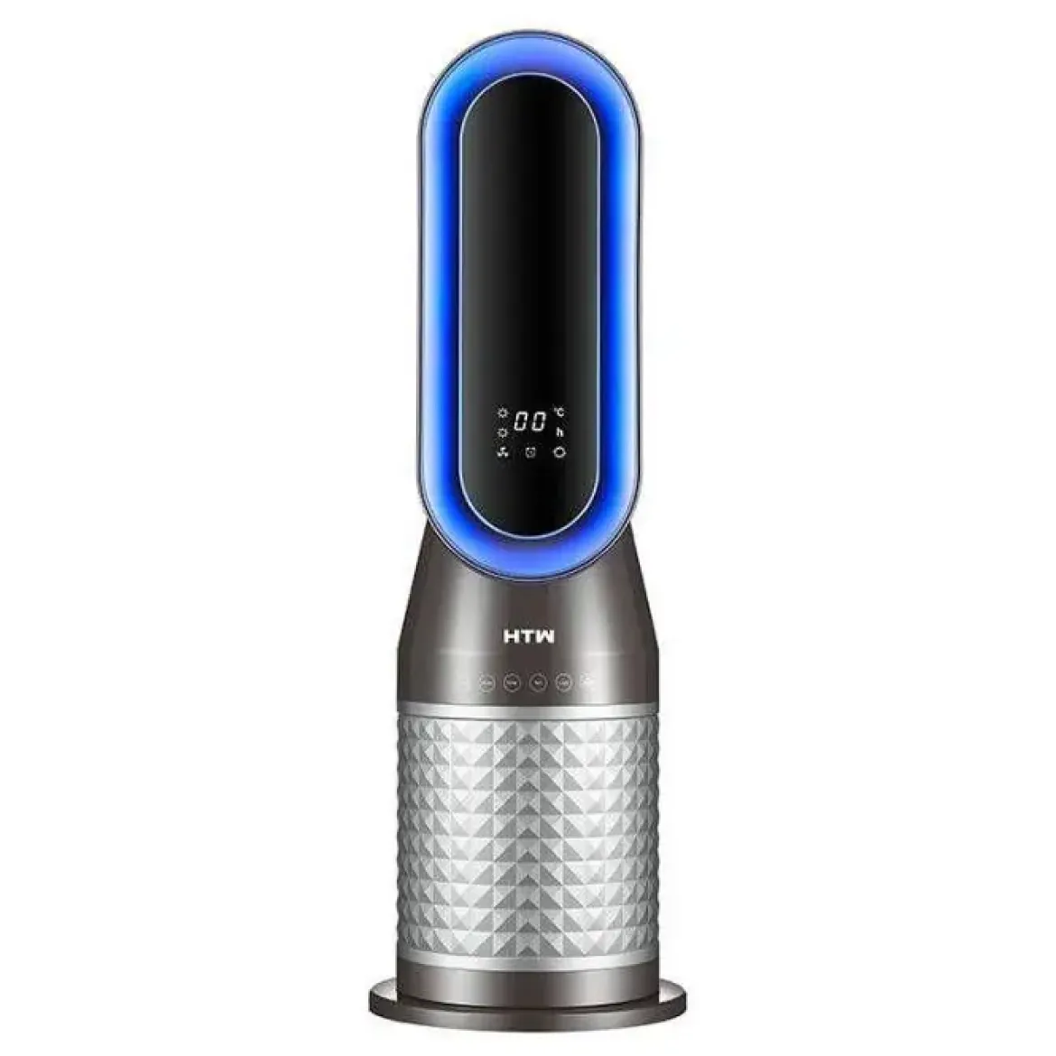 Calefactor Eléctrico Sin Aspas Oscilante Negro HTW HTWCAL200BHN