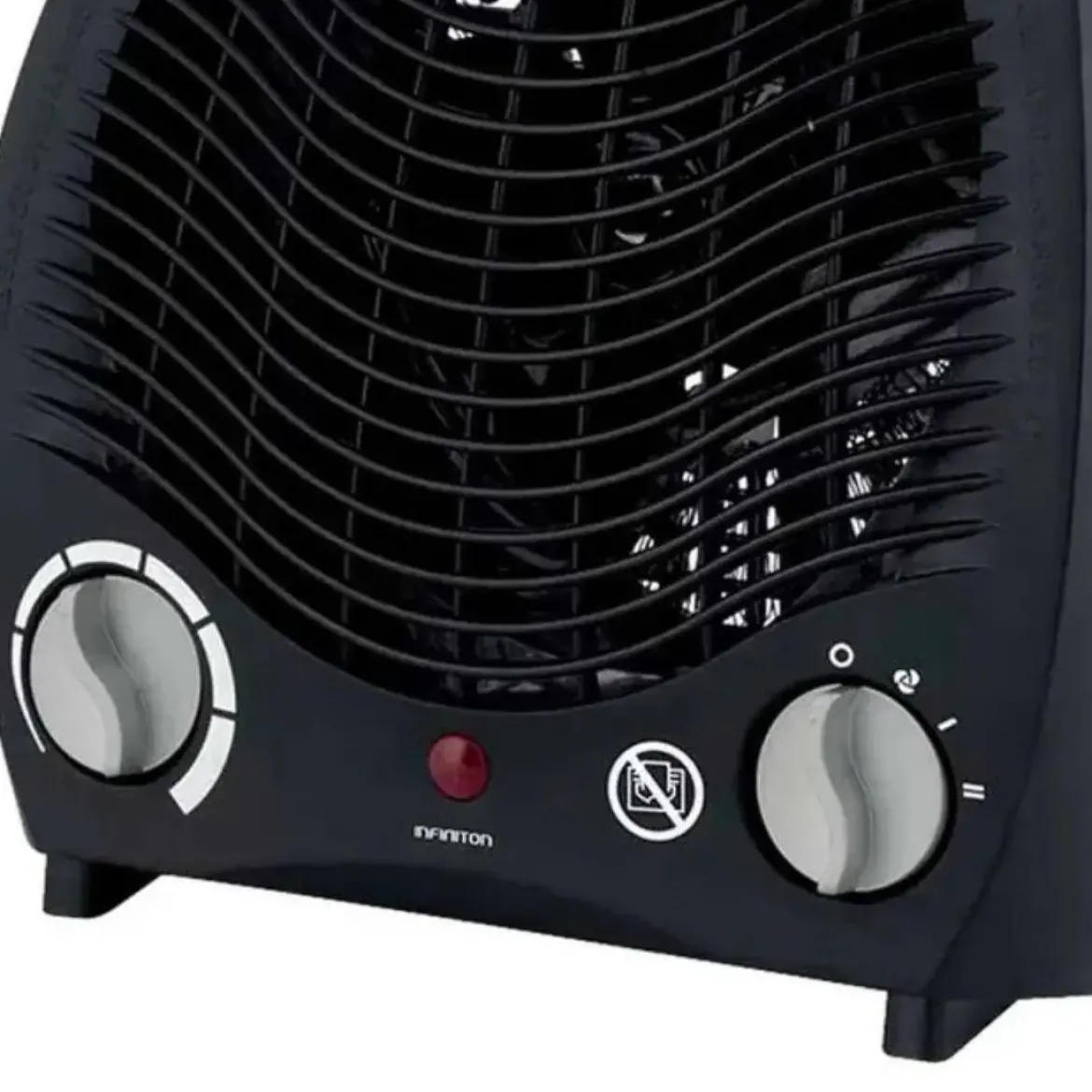 Calefactor-Ventilador Vertical de 2000 W Negro INFINITON HBS201C