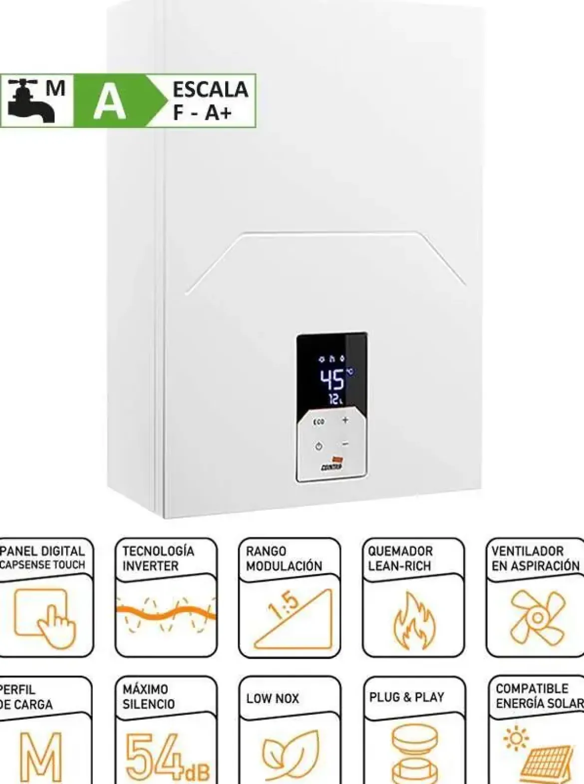 Calentador Cointra Estanco 10L Gas Butano Low NOx CETI10L