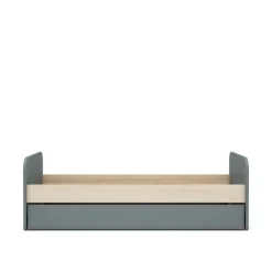 Cama con Cajón de Arrastre de color Verde ESTEBAN