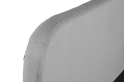 Cama Tapizada con Cabecero Acolchado en Poliéster Gris Oscuro MB-222046