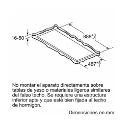 Campana BALAY Extractora de Techo 90 cm de Extrasilencio Clase A Blanca 3BE297RW