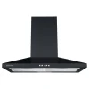 Campana Decorativa Piramidal 60 cm Negra INFINITON CMPP64NBH