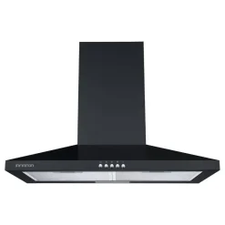 Campana Decorativa Piramidal 60 cm Negra INFINITON CMPP64NBH