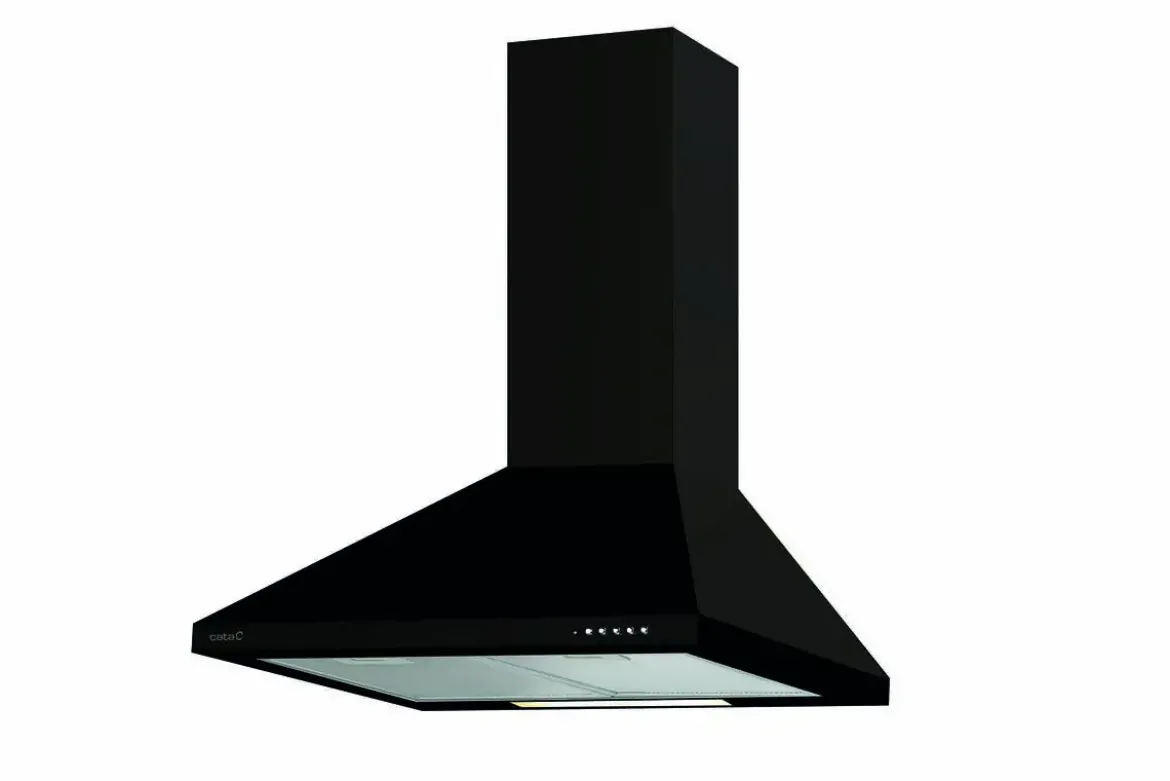 Campana Decorativa Piramidal Negra 60 cm VK 6000 BK 02061405