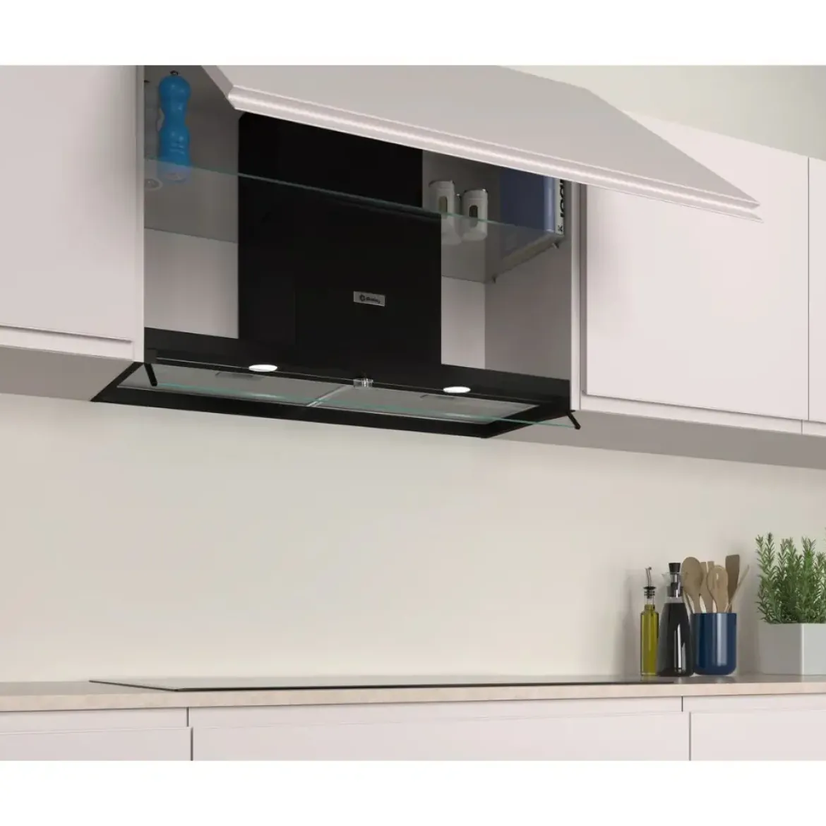 Campana Integrable Balay 90cm Negro 620m3/h Clase A 3BD896MN