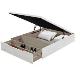 Canapé Abatible con Zapatero Madera 25 FLEX de 150x190 cm