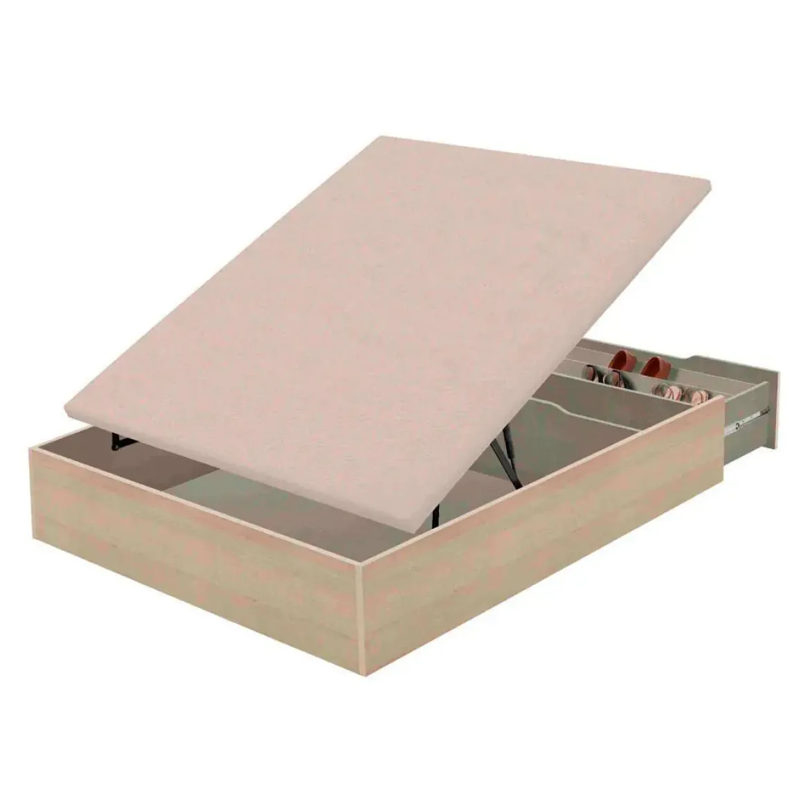 Canapé Abatible con Zapatero Madera 25 FLEX de 135x190 cm