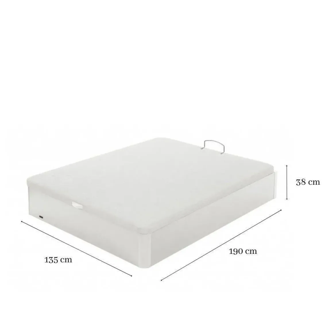 Canapé Abatible con Zapatero Madera 25 FLEX de 135x190 cm