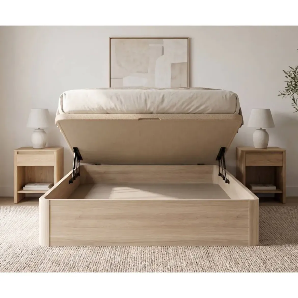 Canapé Abatible de Gran Capacidad 105x190 cm GUADIANA