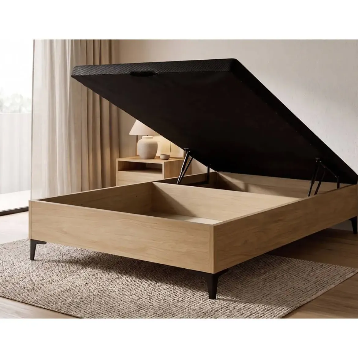 Canapé Abatible de 135x190 con Patas Altas RUMBERO