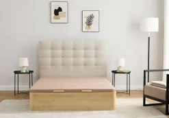 Canapé Abatible Madera 25 FLEX Natural de 105X200 cm