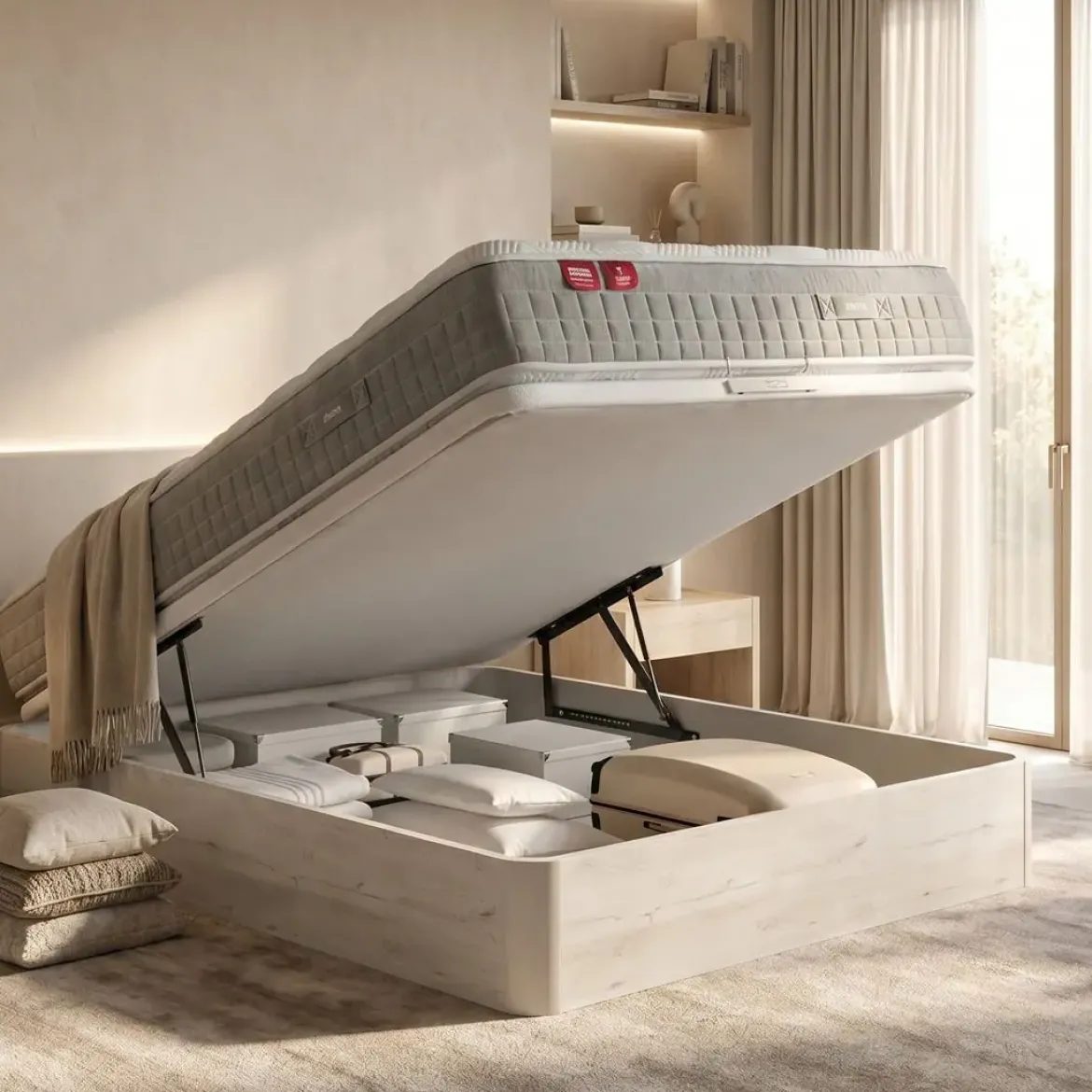 Canapé Abatible Naturbox 2.0 Glaciar 160x190 PIKOLIN AP11538