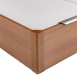 Canapé Abatible Pikolin color Cerezo 200x200 cm con Tapa Doble AP11825