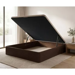 Canapé Abatible 90x190 cm de Gran Capacidad con Tapa 3D SIL 30 mm