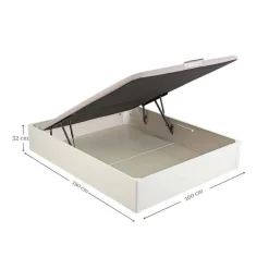 Canapé Pikolin Abatible color Blanco de 160X190 DESIGN AP11807