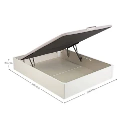 Canapé Pikolin Abatible color Blanco de 150x200 DESIGN AP11807