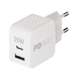 Cargador Rápido 20 WPRO_TCVVDUALUSB20W 64121 VIVANCO