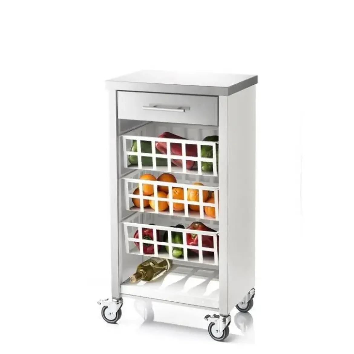 Carrito de Cocina de Acero Inoxidable MOHER A000550