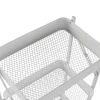 Carro Plegable Metálico con 3 Cestas en Color Blanco 22250186