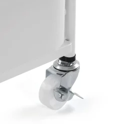 Carro Plegable Metálico con 3 Cestas en Color Blanco 22250186