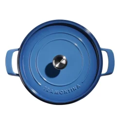 Cazuela Baja Hierro Fundido Esmaltado Azul 30 cm 3.8L 31700164