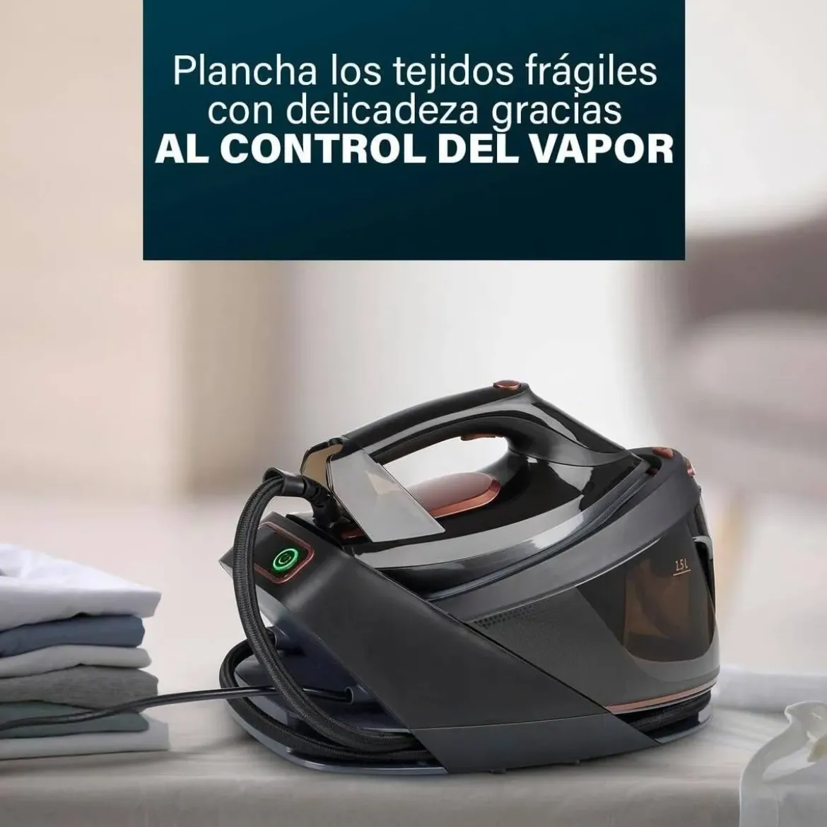 Centro de Planchado 7.5 Bares 3000W con Suela Cerámica PRINCESS 323091