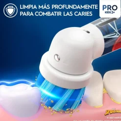 Cepillo BRAUN Infantil Oral B Pro Ki Ds Spiderman + Funda de Viaje KIDSSPIDERMAN
