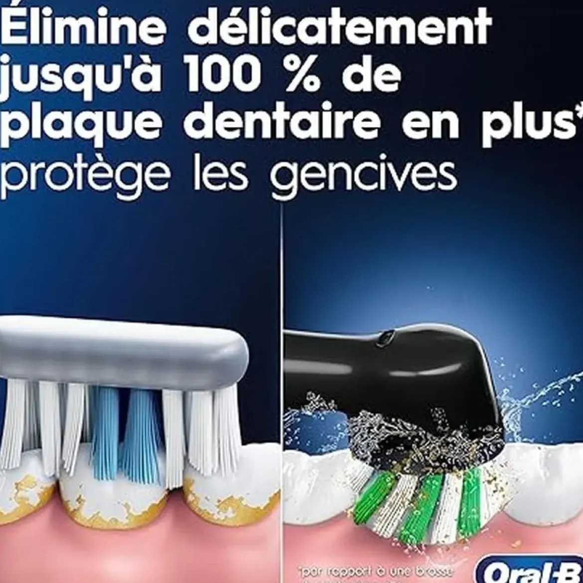 CepilloBRAUN Oral B Pro 1 Black (eb50rx+eb60x) PRO1NEGRO