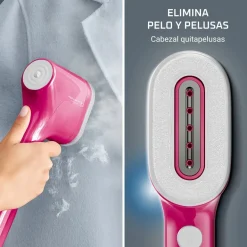 Cepillo ROWENTA Vertical Rosa Fucsia Vapor 20gr Steamer Pure Pop DR2023D1