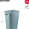 Cesto de Ropa 56L en color Azul Bruma SOFTEX
