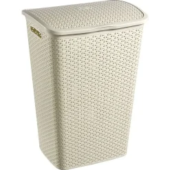 Cesto de ropa 55L MYSTYLE vintage blanco CURVER 216582