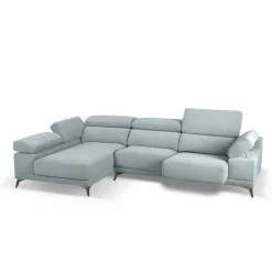 Chaise Longue con Asientos Deslizantes Tapizado en Tela Izquierda NIZA