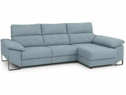 Chaiselongue Derecha 312 cm Relax Eléctrico con Arcón Tapizado en Poliéster XENA