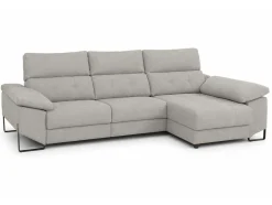 Chaiselongue Derecha 312 cm Relax Eléctrico con Arcón Tapizado en Poliéster XENA