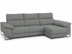 Chaiselongue Derecha 312 cm Relax Eléctrico con Arcón Tapizado en Poliéster XENA