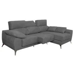 Chaise Longue Derecha con Patas Metálicas MALTA