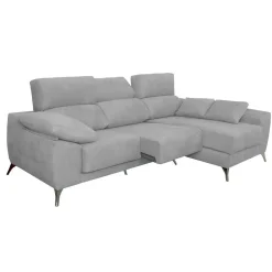 Chaise Longue Derecha con Patas Metálicas MALTA