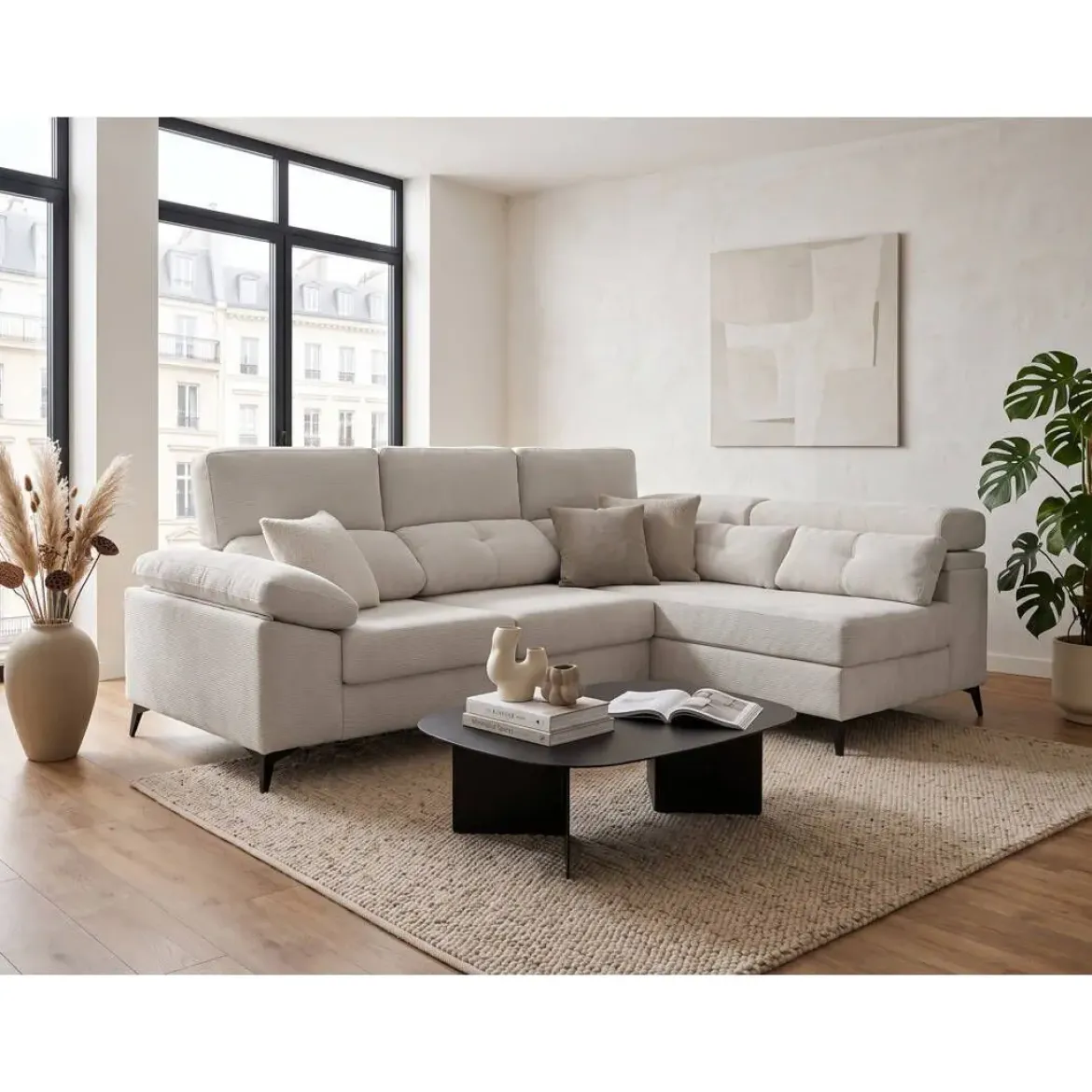 Chaise Longue Derecha Deslizante con Arcón LIVERPOOL