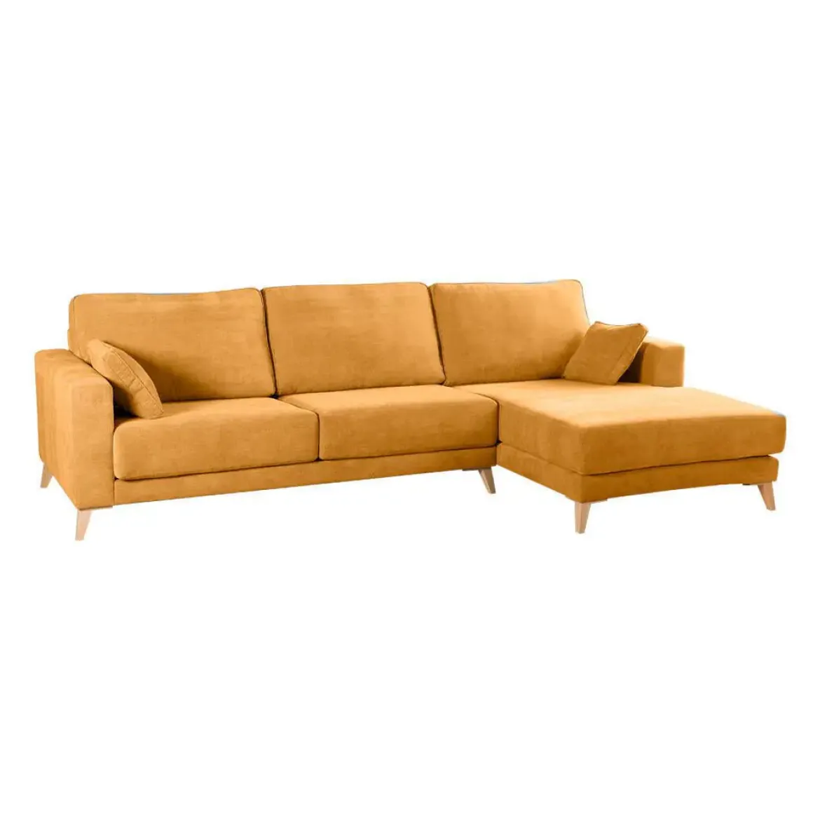 Chaiselongue Derecha 3 Plazas 300 cm Tapizado en Poliéster GIOVANI