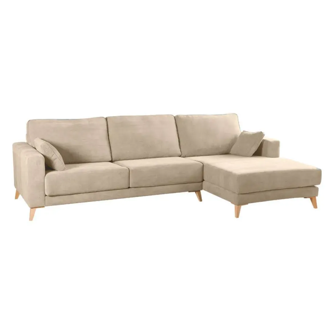 Chaiselongue Derecha 3 Plazas 300 cm Tapizado en Poliéster GIOVANI