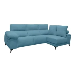 Chaise Longue Eléctrico con Arcón Derecha Tapizado en Tela DANA