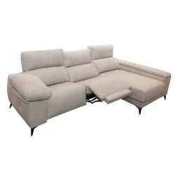 Chaise Longue Eléctrico con Arcón Derecha Tapizado en Tela DANA