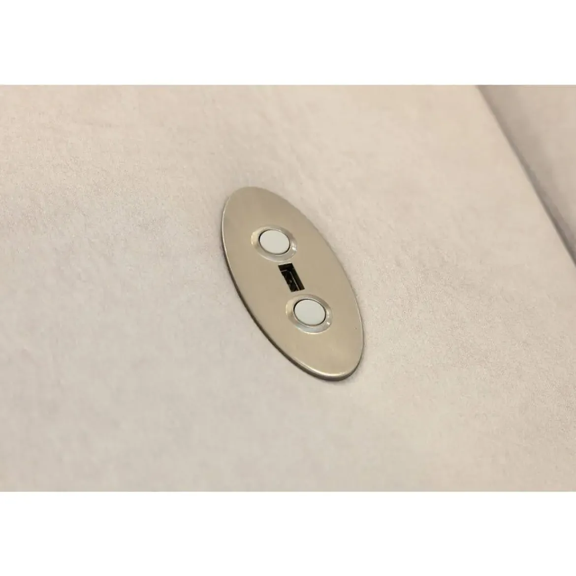 Chaise Longue Eléctrico con Arcón Derecha Tapizado en Tela DANA