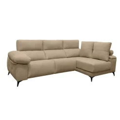 Chaise Longue Eléctrico con Arcón Derecha Tapizado en Tela DANA