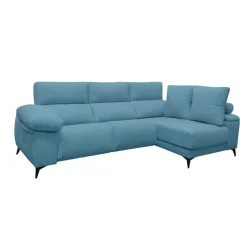 Chaise Longue Eléctrico con Arcón Derecha Tapizado en Tela DANA