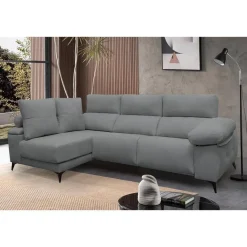 Chaise Longue Eléctrico con Arcón Izquierda Tapizado en Tela DANA