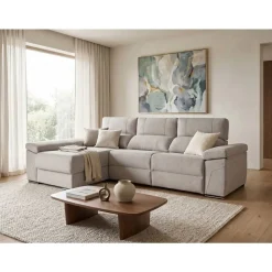 Chaise Longue Izquierda con Función Relax 304 cm VENUS